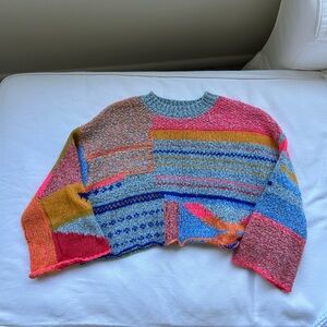 Sincerely Jules Multicolor Patchwork Sweater